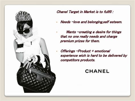 target audience of chanel